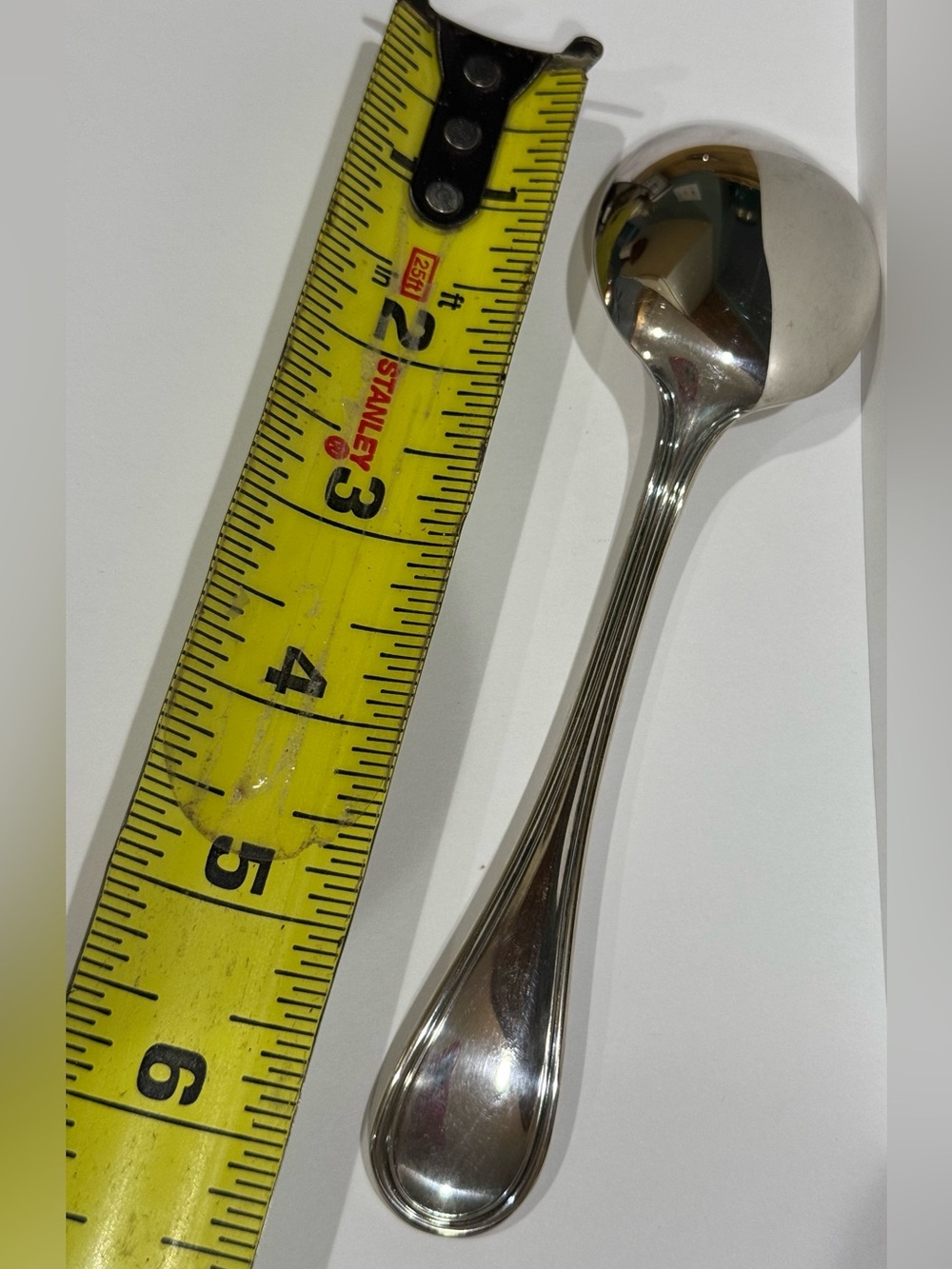 Christofle Albi Silverplated Cream Soup Spoon